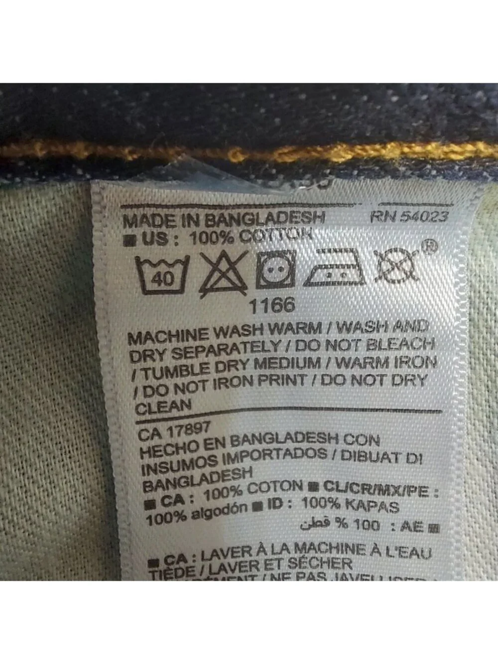 Old Navy dark mens straight 42x36 jeans measure 43x35.5 high rise 100% cotton